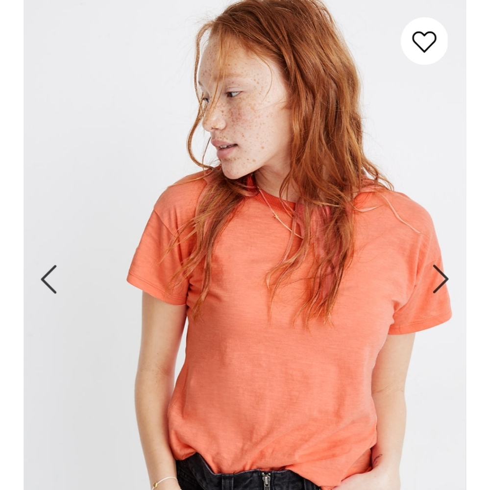 NWT Madewell rib crewneck tee